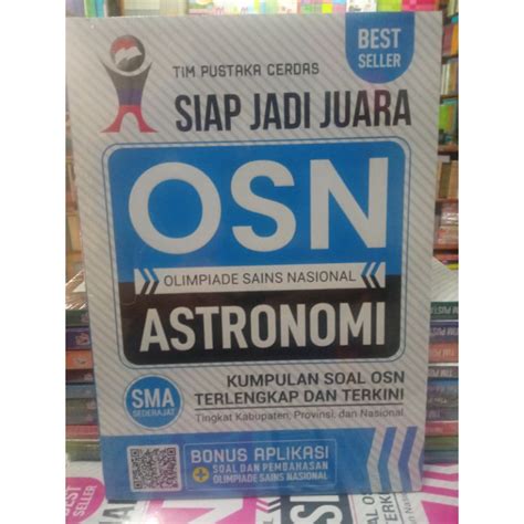 Jual Buku Siap Jadi Juara Osn Olimpiade Sains Nasional Astronomi Untuk Sma Original Shopee