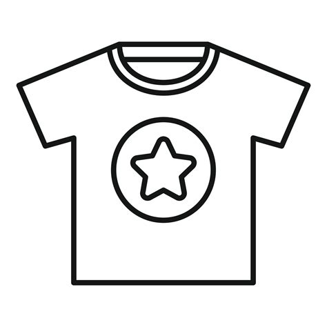 Advertising tshirt icon, outline style 14545139 Vector Art at Vecteezy