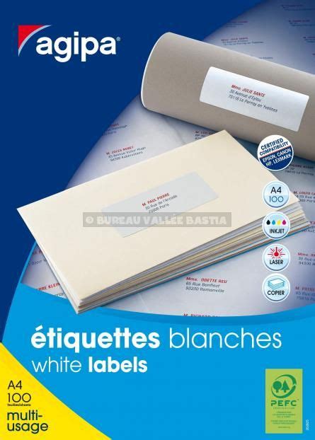 Etiquettes Blanches A Multi Usages X Mm