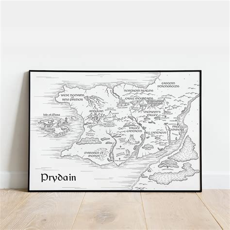 Map of Prydain - Etsy