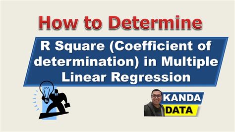 How To Determine R Square Coefficient Of Determination In Multiple