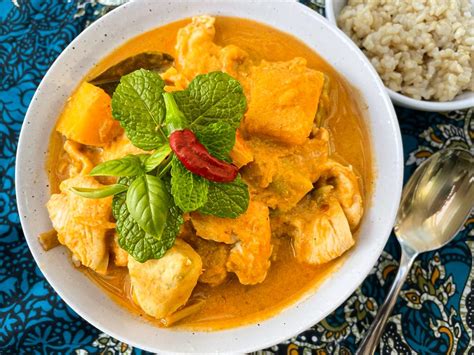 Massaman Curry With Chicken Pumpkin Sammywongskitchen