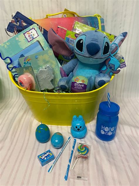 Disney Stitch Gift Basket Etsy Disney Stitch Lilo And Stitch Baby