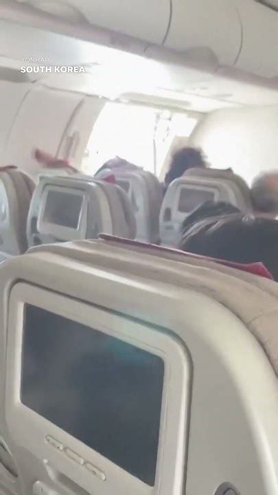 Passenger Opens Emergency Exit Door During Flight Shorts Youtube