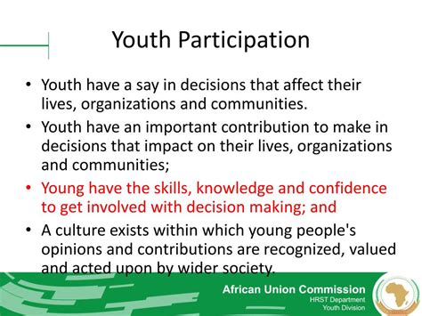 Ppt African Youth Day Youth United In Action For Agenda 2063