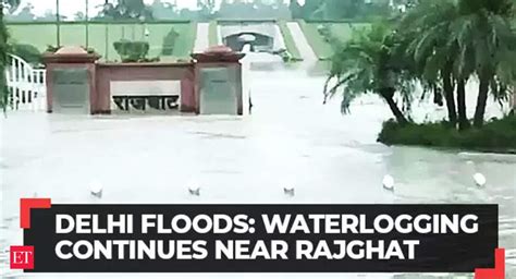 Delhi Floods Yamuna River Overflows Waterlogging Continues Near