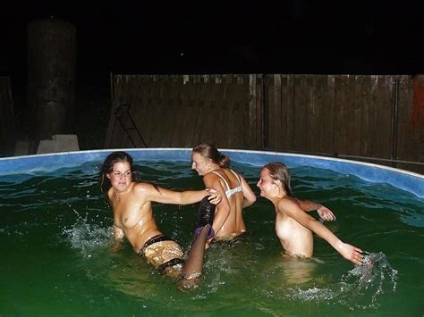 Sex Topless Pool Party Image
