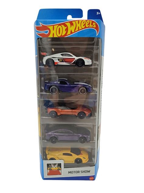 HOT WHEELS PIĘCIOPAK ZESTAW MOTOR SHOW HFV80 12709672388 oficjalne archiwum Allegro
