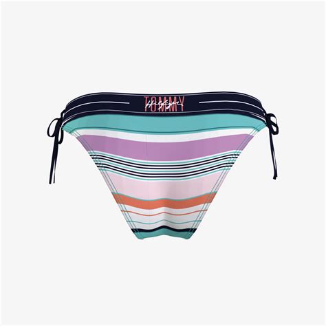 Tommy Hilfiger Cheeky String Side Tie Kadın Beyaz Bikini Altı Kadin Mayo Bikini 34 4593255
