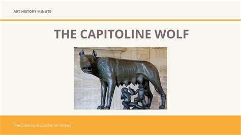 Art History Minute: The Capitoline Wolf - Art Explora Academy