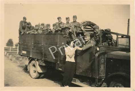 FOTO WK II Wehrmacht Soldaten Pioniere Abschied Manöverzeit K1 77 EUR