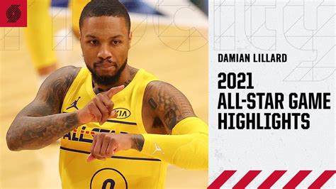 Damian Lillard 32 Pts 2021 All Star Game Highlights Youtube