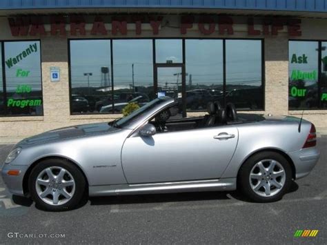 2001 Brilliant Silver Metallic Mercedes Benz Slk 230 Kompressor