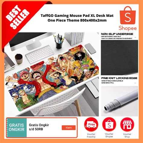 Jual Gaming Mouse Pad Xl Desk Mat One Piece Theme Alas Mouse Gaming