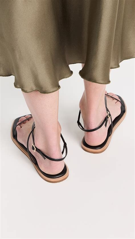 Kaanas Alayta Square Toe Naked Sandals Shopbop