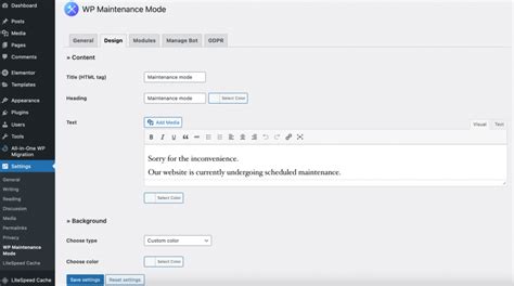 Wordpress Maintenance Mode Effective Ways To Enable It