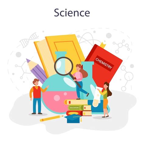 Concepto de estudio de química lección de química elemento químico