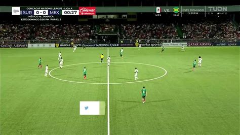 Arranca El Partido Y La Pelota Est En Juego Tudn Concacaf Nations