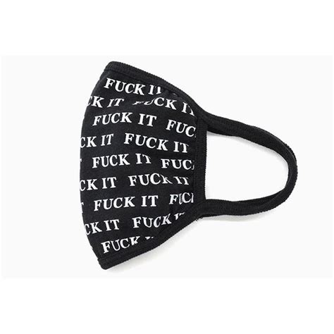 ハフ マスク HUF ファック イット Fuck It Mask 洗える おしゃれ ファッション カジュアル 即納 メンズ レディース 男女兼用 AC M便