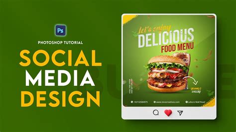 How To Design Social Media Posts In Photoshop Photoshop Youtube