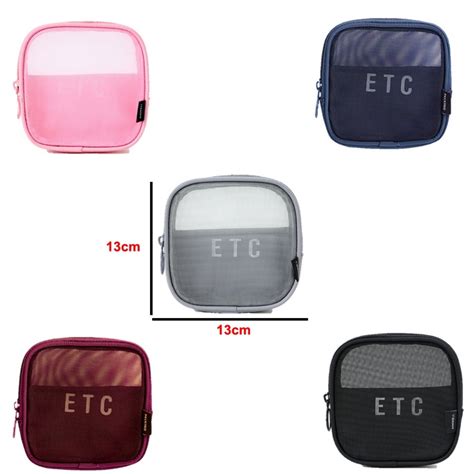 Jual SMS Tas Kosmetik Traveling Model Jaring Pouch Travel Make Up Bag