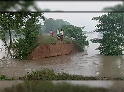 Flood In Up सिद्धार्थनगर जिले में बांध टूटने से बाढ़ की स्थिति हुई