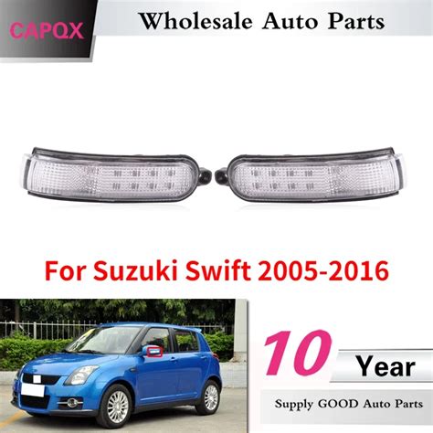 CAPQX 1Pair Car Side Rear View Mirror Turn Signal Light For Suzuki