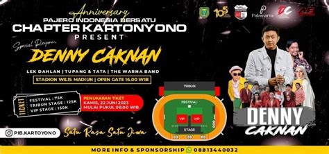 Beli Tiket Konser Musik Denny Caknan Chapter Kartonyono