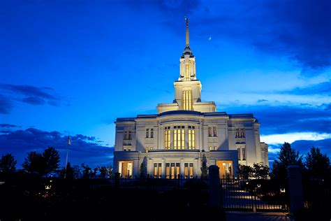 Serendipity At The Payson Utah Temple - Beautiful Temple Artwork