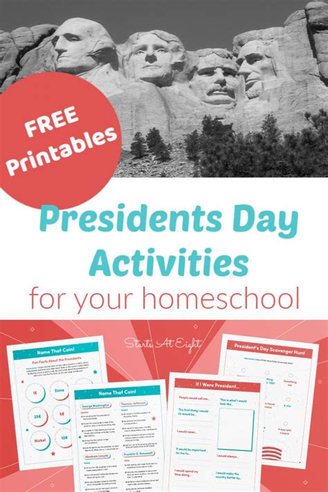 FREE Presidents Day Activities for Homeschool - StartsAtEight