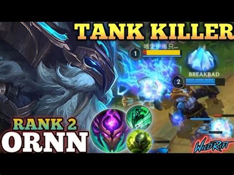 ORNN ANNOYING TANK DAMAGE BEST RUNES BUILD TOP 2 GLOBAL ORNN BY