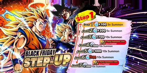 Black Friday Step Up Summon Simulator Dragon Ball Legends Database