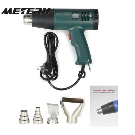 1800W Electric Air Heater Gun Temperature Controlled Hot Air Gun Hair Dryer Soldering Hairdryer