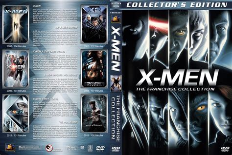 X Men The Franchise Collection Movie Blu Ray Custom Covers X Men