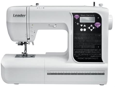 Швейная машина LEADER Black Diamond, компьютер-ная, 45Вт, 200 шв.оп ...