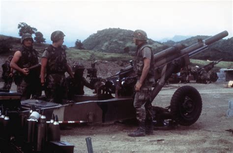 Nd Airborne Division Artillerymen Prepare To Load A Round Into Their