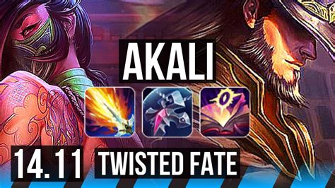 AKALI Vs TWISTED FATE MID Rank 4 Akali Legendary 17 3 11 43k DMG