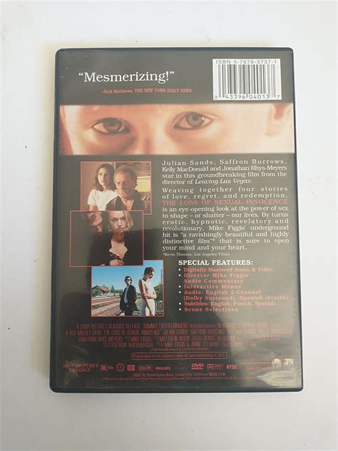 The Loss Of Sexual Innocence Dvd 1999 Widescreen Closed Caption