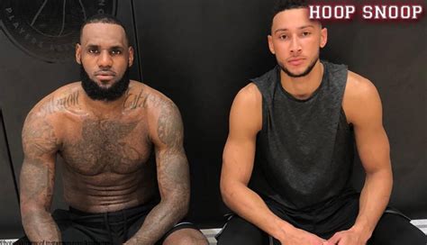 Look Lebron James And Ben Simmons Teamed Up In Nyc Fastbreak