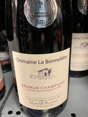 Domaine La Bonneli Re Franc Saumur Champigny Vivino Us