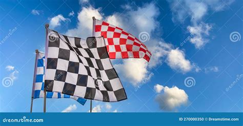 Checkered Flags Stock Photography Cartoondealer