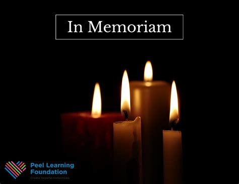 In Memoriam e-Card — Peel Learning Foundation