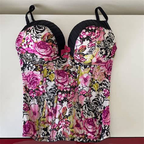 La Senza Push Up Corset Bustier Size M Lingerie Depop