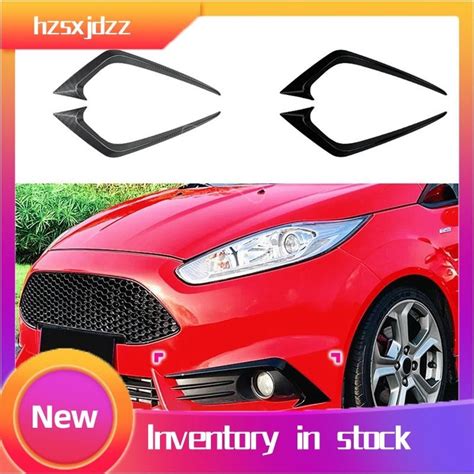 Hzsxjdzz Car Front Bumper Splitter Spoiler Decorative Trims Fog Light