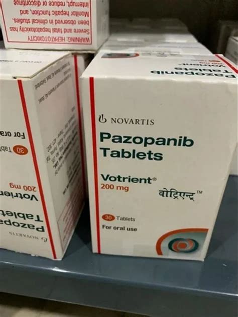 Votrient 200Mg Pazopanib Tablets Strength 400 Mg At Rs 8000 Bottle In