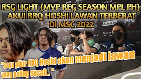 RSG LIGHT MVP REGULER SEASON MPL PH AKUI RRQ HOSHI LAWAN TERBERAT DI