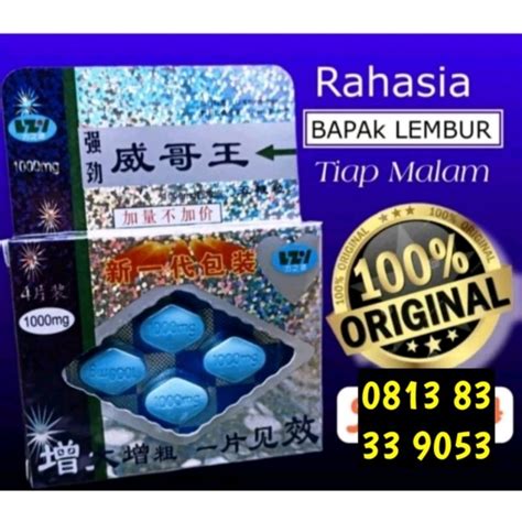 Jual Vigra Cina Obat Kuat Pria Tahan Lama Pil Biru China Obat Penambah