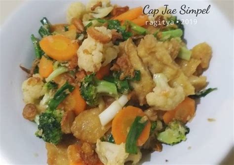 Resep Cap Jae Simpel Oleh U Pi Triyaningsih Cookpad