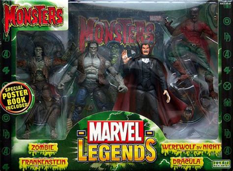 Marvel Legends Monsters Action Figure 4 Pack Boxed Set Zombie