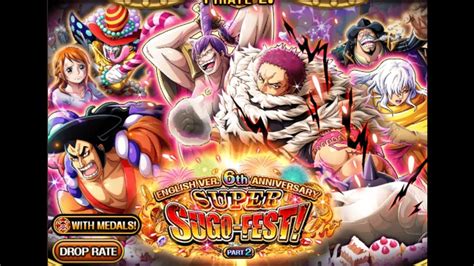 Optc Global 6th Anniversary Sugo Fest Part 2 Katakuri Free Multi 2